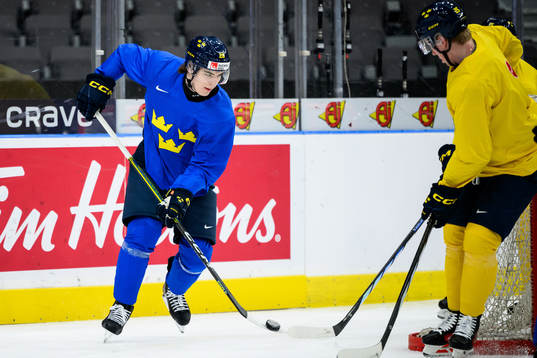 Liam Öhgren of Sweden at a practice session