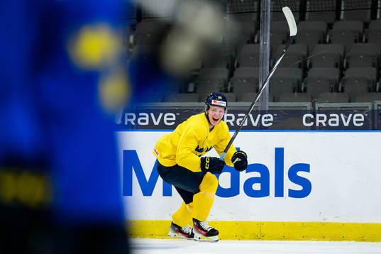 Otto Stenberg of Sweden at a practice session