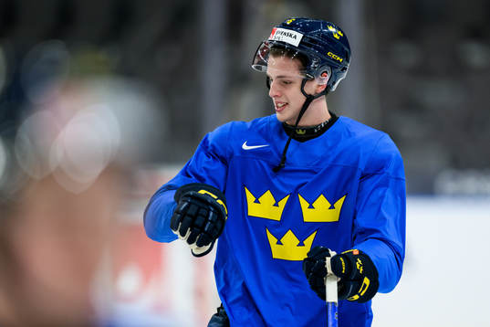 Anton Johansson of Sweden at a practice session