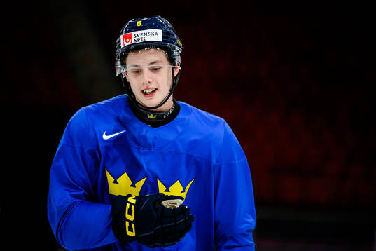 Anton Johansson of Sweden at a practice session