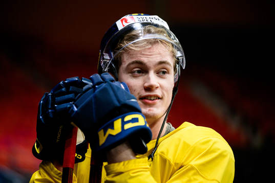 Tom Willander of Sweden at a practice session