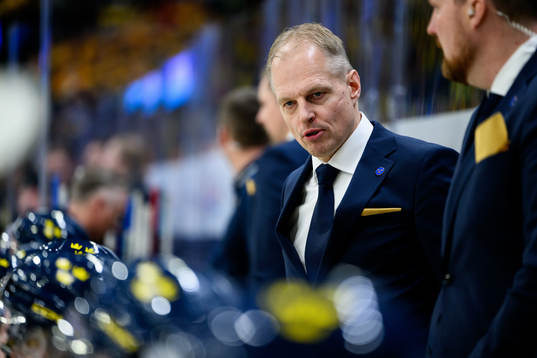 Head coach Magnus Hävelid of Sweden