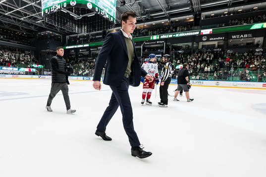 Rögles assisterande tränare Max Bohlin