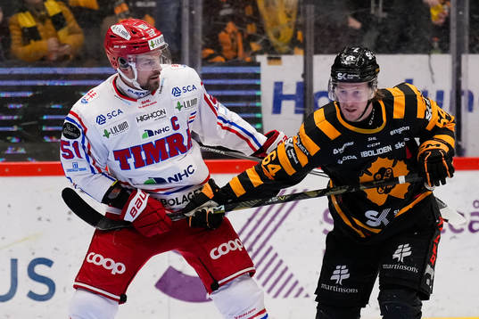 Timrås Anton Lander och Skellefteås Jonathan Pudas