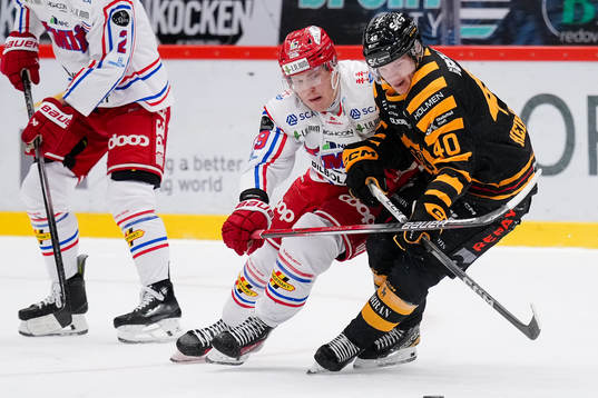 Timrås Erik Andersson och Skellefteås Anton Heikkinen
