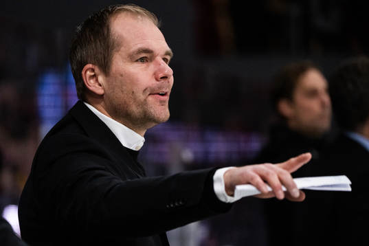 Färjestads tränare Thomas Mitell