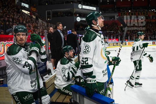 Färjestads Magnus Nygren och August Tornberg