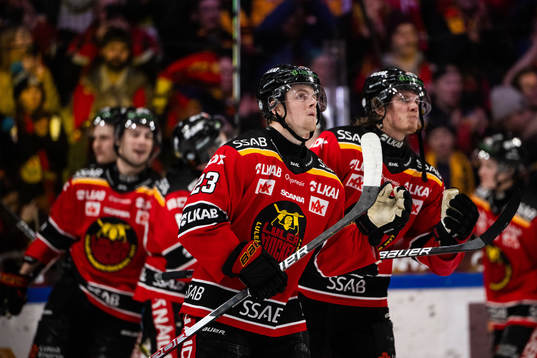 Luleås Jesper Sellgren jublar