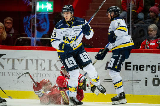 HV71s Henrik Borgström och Anton Strålman
