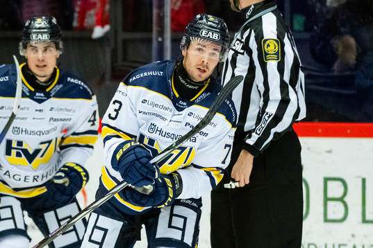 HV71s Nicholas Shore jublar