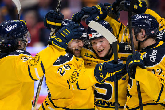 Södertäljes Julius Bergman jublar