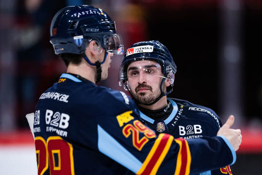 Djurgårdens Axel Andersson och Kevin Karlsson