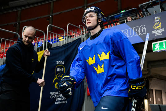 Rasmus Rudslätt of Sweden at a practice session