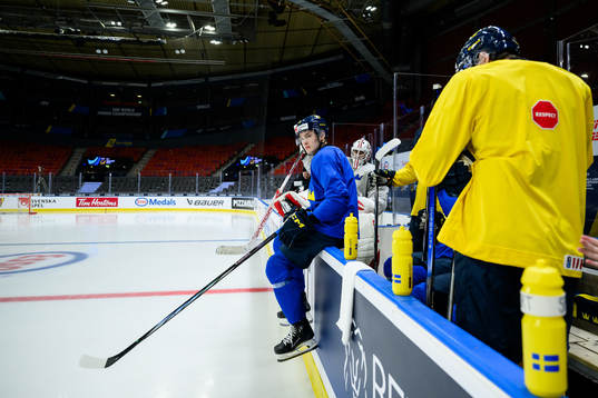 Theo Lindstein of Sweden at a practice session