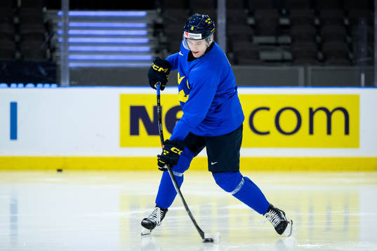 Theo Lindstein of Sweden at a practice session