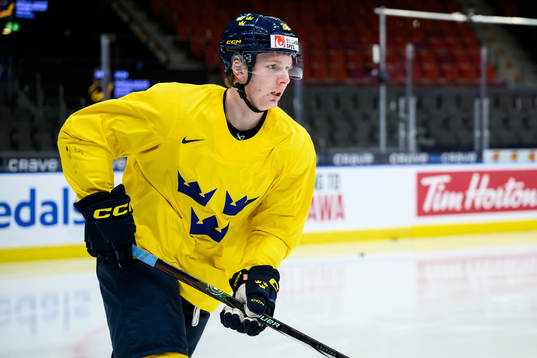 Otto Stenberg of Sweden at a practice session