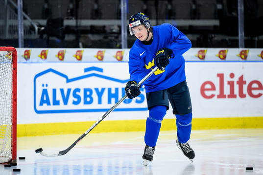 Rasmus Rudslätt of Sweden at a practice session