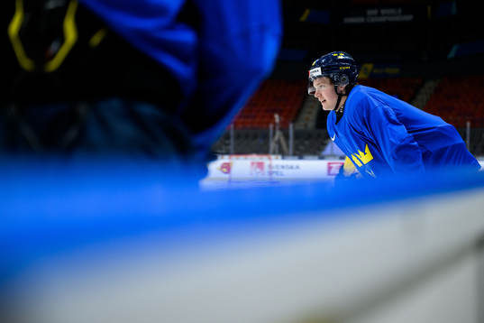 Rasmus Rudslätt of Sweden at a practice session