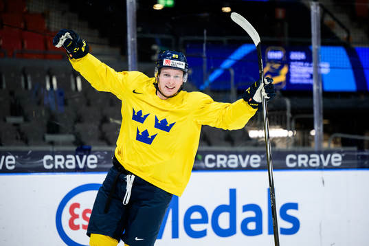 Otto Stenberg of Sweden at a practice session