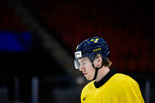 Jonathan Lekkerimäki of Sweden at a practice session