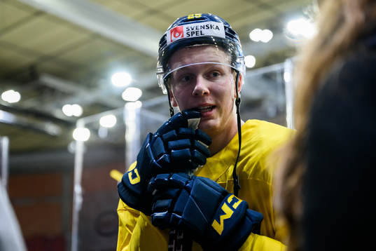 Otto Stenberg of Sweden at a practice session