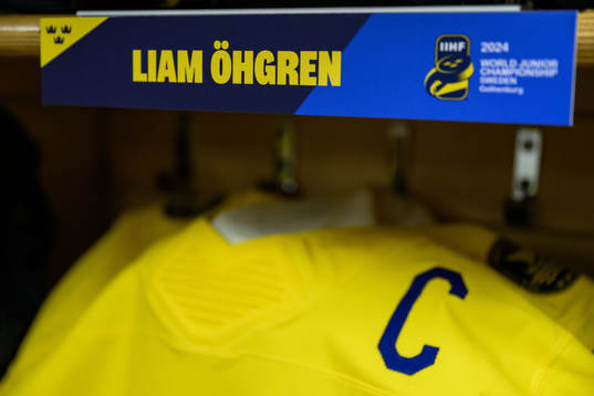 Sweden’s dressing room