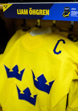 Sweden’s dressing room