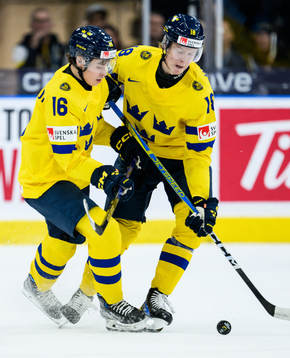 Felix Unger Sörum and Filip Bystedt of Sweden
