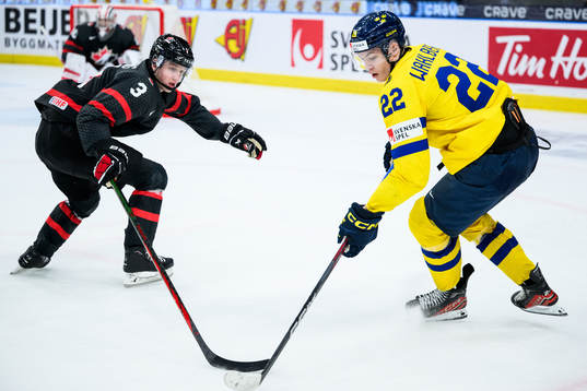 Jake Furlong of Canada and Anton Wahlberg of Sweden