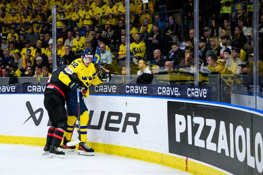 Jake Furlong of Canada and Anton Wahlberg of Sweden