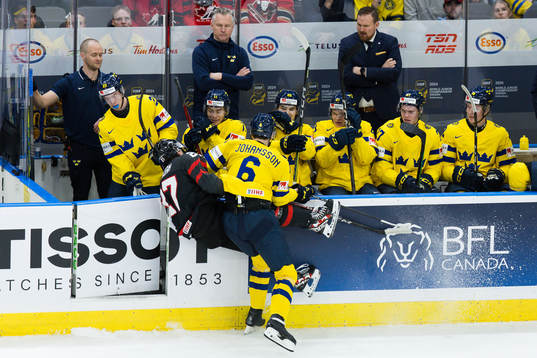 Anton Johansson of Sweden and Easton Cowan of Canada