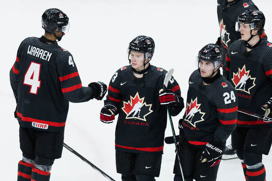 Ty Nelson of Canada looks dejected