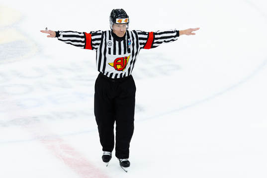 Referee Tobias Björk