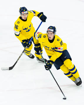 Felix Unger Sörum and David Edstrom of Sweden