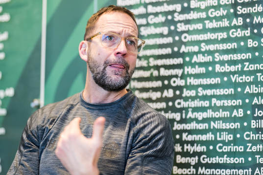 Tränare Roger Hansson