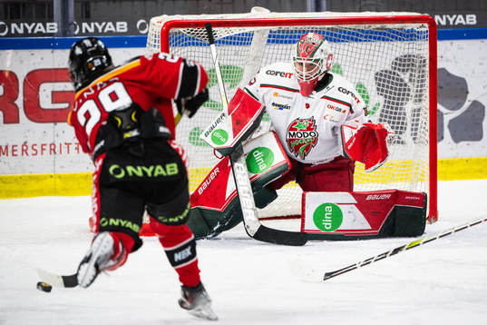 Modos målvakt Andrea Brändli