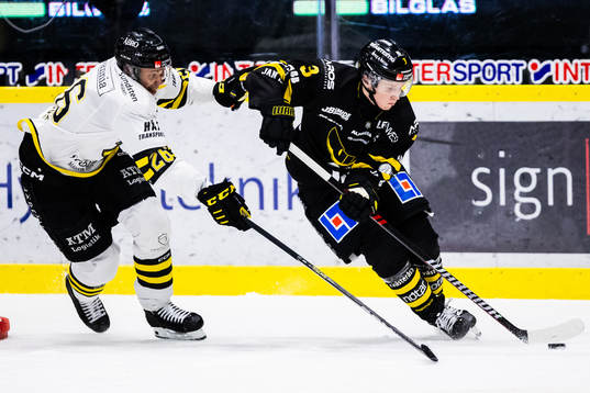 AIKs Oscar Nord och Västerås Ludvig Östman