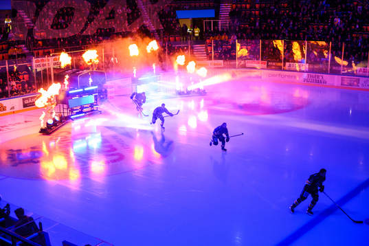 HV71 åker in på isen