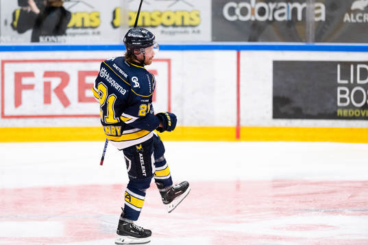 HV71s Mattias Tedenby jublar