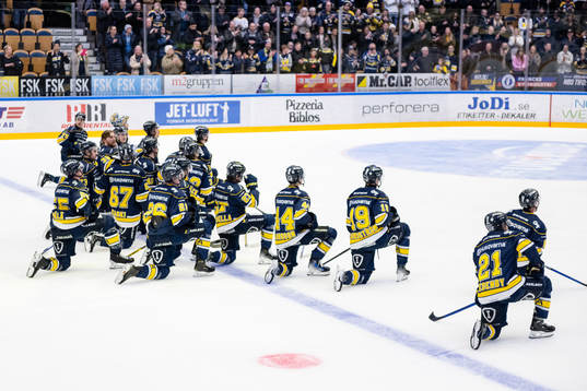 HV71s spelare jublar