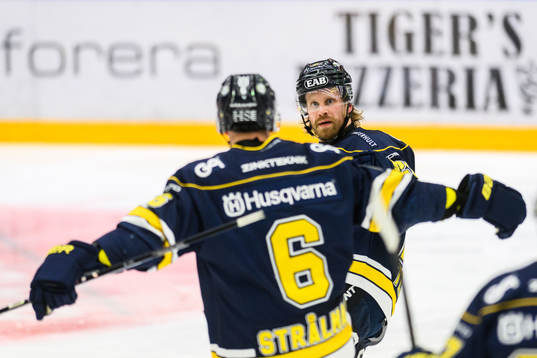 HV71s Mattias Tedenby jublar