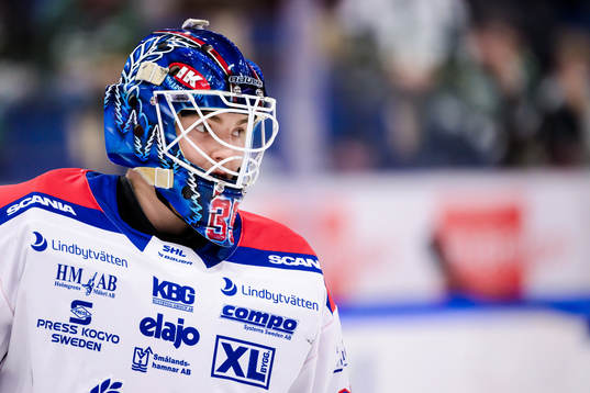 Oskarshamns målvakt Hubert Forsberg Zetterström