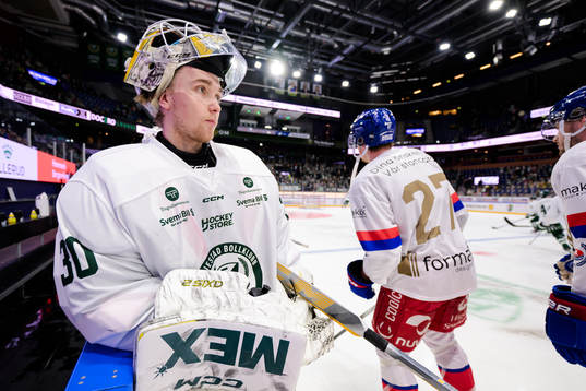 Färjestads målvakt Tobias Normann