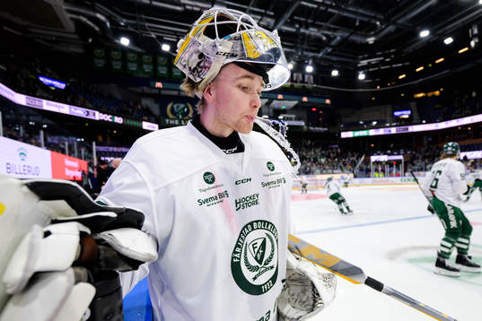 Färjestads målvakt Tobias Normann