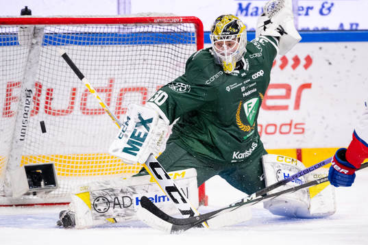 Färjestads målvakt Tobias Normann