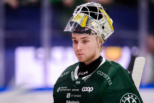 Färjestads målvakt Tobias Normann