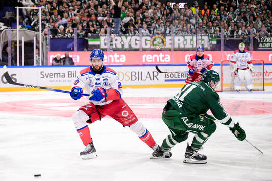 Oskarshamns Hynek Zohorna och Färjestads Joakim Nygård