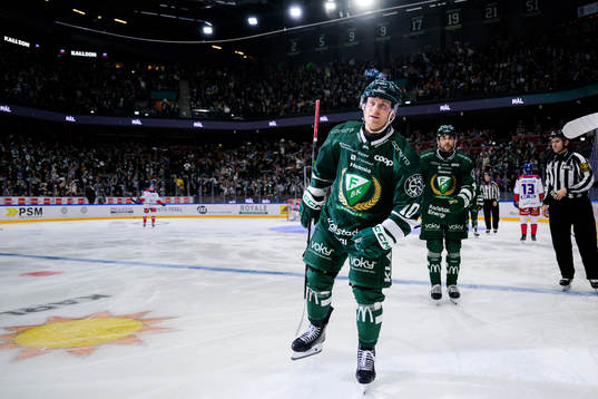 Färjestads Marcus Nilsson jublar