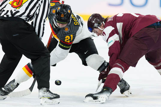 Julius Sumpf of Germany Rainers Rullers of Latvia