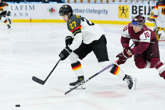 Niklas Hubner of Germany and Emils Veckaktins of Latvia